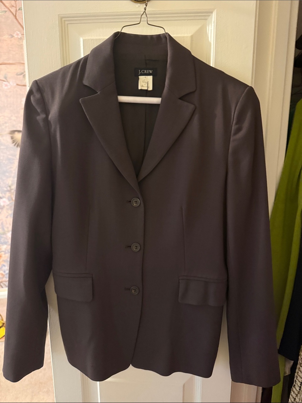 J. Crew Women's Brown Three-Button Tailored Blazer & Skirt